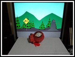 Papel na Estante: South Park Papercraft: Kenny McCormick